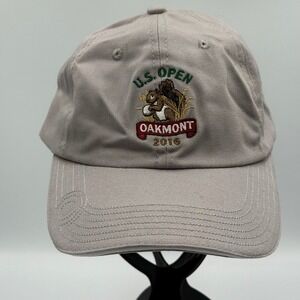 US Open Golf USGA Oakmont 2016 Member Hat Baseball Cap Adjustable Stone